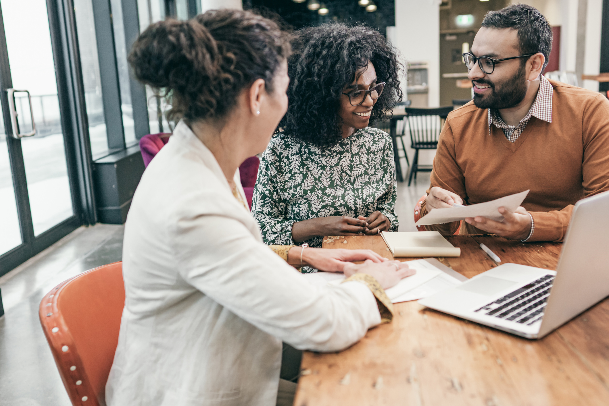 Business meeting with financial advisor in the office